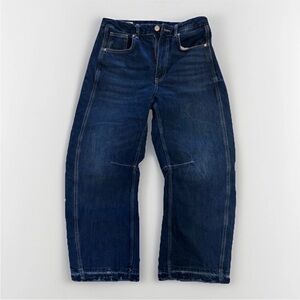 Zara relaxed mid-rise balloon tre Blue Denim Jeans sz 4/27